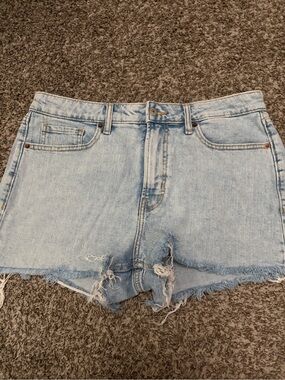 Old Navy Light Blue Denim Cutoff Shorts